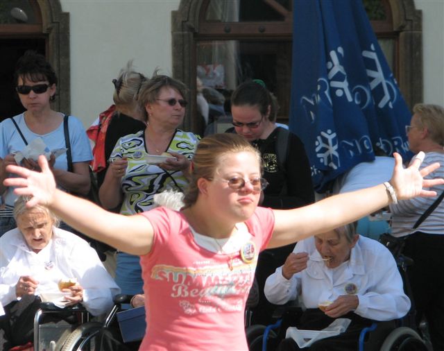 Pielgrzymka niepełnosprawnych do Krzeszowa - (Fot. Piotr Słowiński / Radio Wrocław)