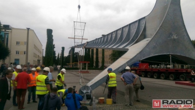 Iglica przed Halą Stulecia stanie w marcu -