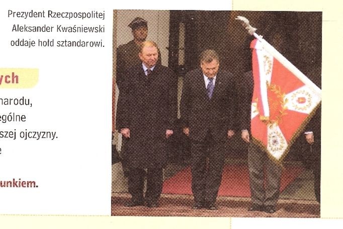 W podręczniku Kwaśniewski jest nadal prezydentem. Skandal? (Posłuchaj) - Jedno ze zdjęć w podręczniku dla IV klasy