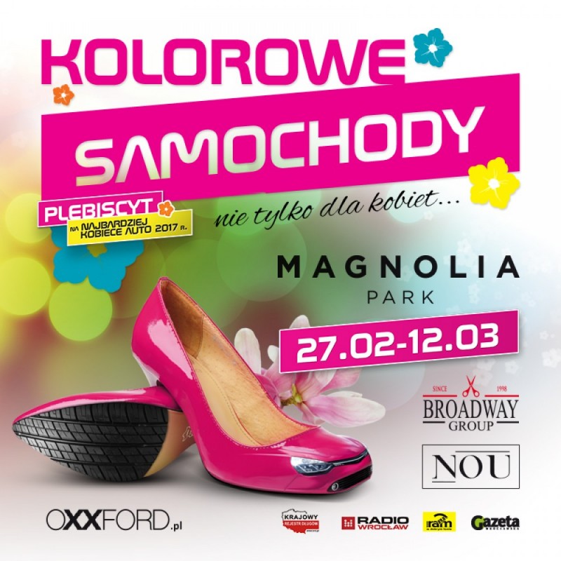 Kolorowe Samochody 2017 w Magnolia Park -