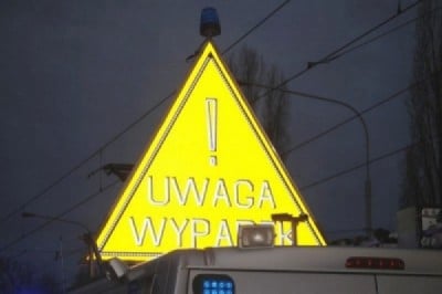 Kolizja na A4 w kierunku Opola. Zderzyły się 3 auta