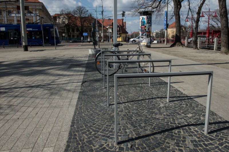 Wrocław: 220 nowych stojaków na rowery - zdjęcia: Andrzej Owczarek