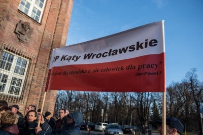 Wrocław: Kolejny protest pracowników poczty [ZDJĘCIA] - 1