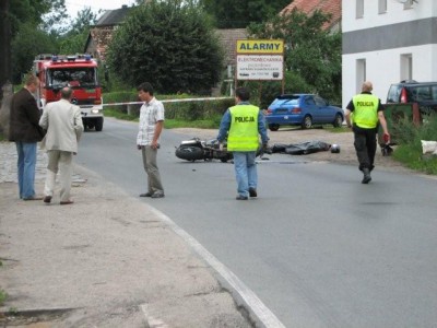 Tragiczny wypadek. Zginął motocyklista - 1