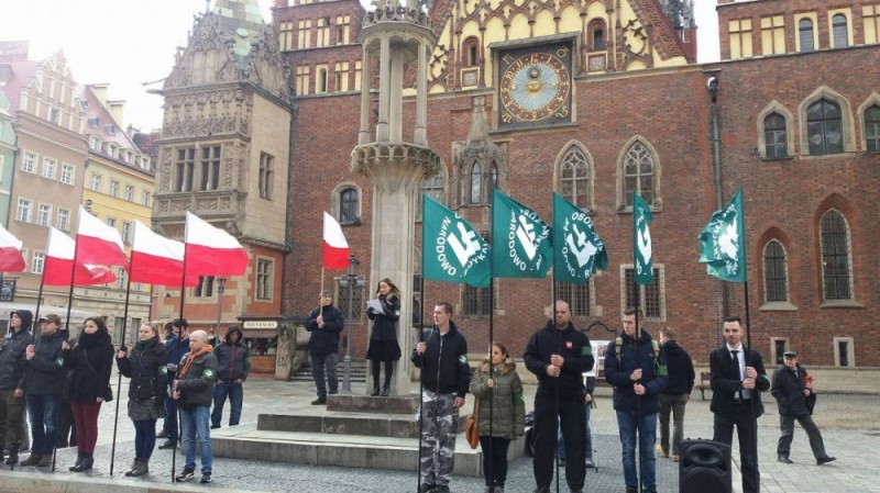 Wrocław: Sobotnie manifestacje bez ekscesów [ZOBACZ] - fot. Dorota Czubaj