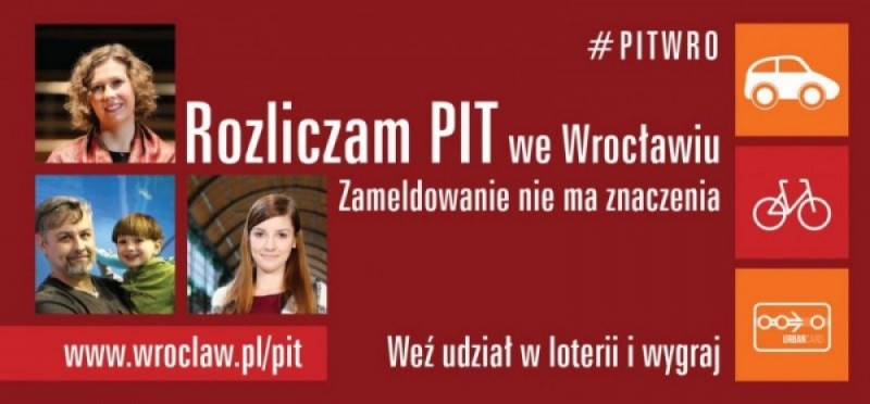 Rozlicz PIT we Wrocławiu i wygraj nagrody - 