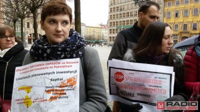 Wrocław: Protest przeciw budowie elektrociepłowni przy ul. Obornickiej