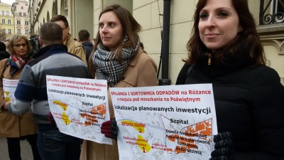 Wrocław: Protest przeciw budowie elektrociepłowni przy ul. Obornickiej - 6