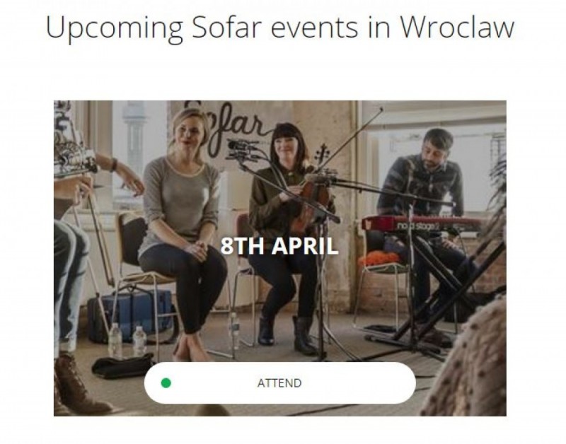 Sekretne koncerty we Wrocławiu. O miejscu dowiadujesz się dzień wcześniej [WIDEO] - fot. sofarsounds.com