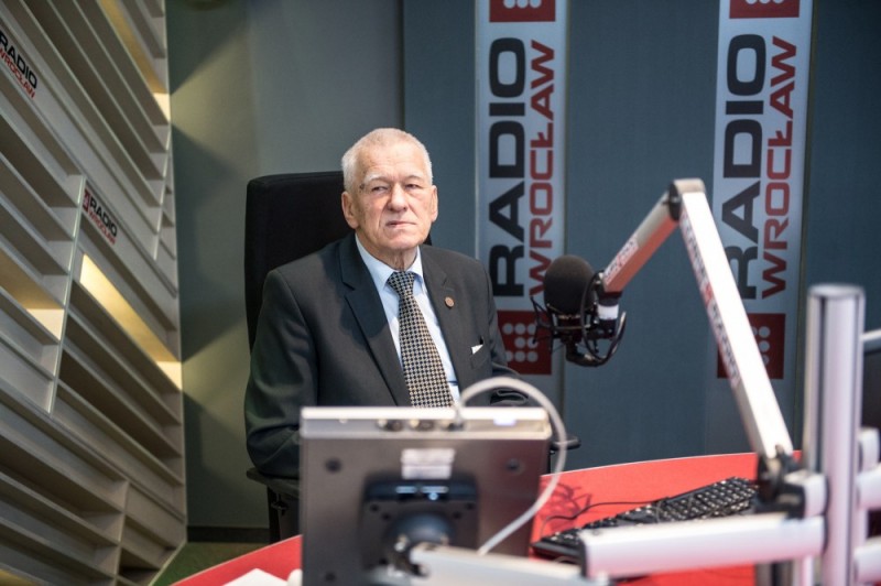 Kornel Morawiecki gościem Rozmowy Dnia Radia Wrocław  - fot. Andrzej Owczarek