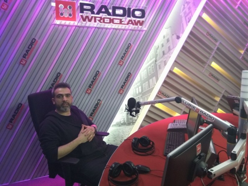 Abelard Giza był gościem Muzycznego Wieczoru w Radiu Wrocław - fot. Michał Kazulo