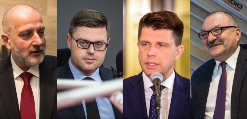 Wrocław: Dutkiewicz, Petru, Przybylski i Michalak za zamkniętymi drzwiami - zdjęcia radiowroclaw.pl