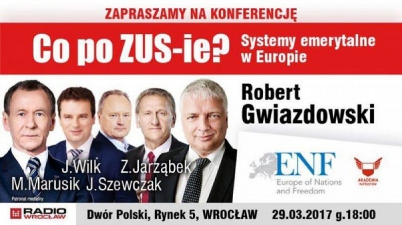 Co po ZUS-ie? Dyskusja we Wrocławiu - mat. prasowe