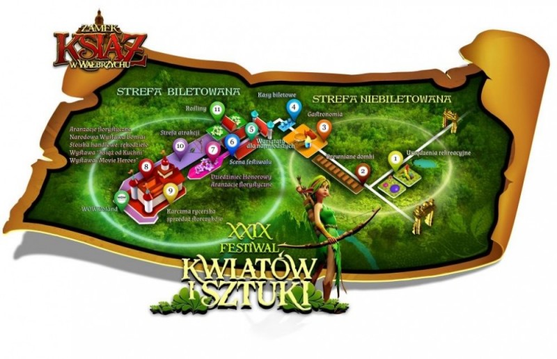 Festiwal Kwiatów w Książu: Wyłączają jeden z parkingów przez pogodę [KOMUNIKAT] - 