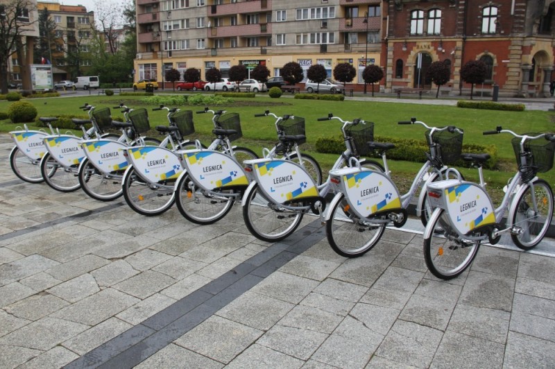 Trzy razy więcej rowerów miejskich w Legnicy - Fot. Zygmunt Mułek