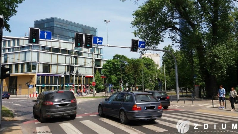 Wrocław: Jest już nowa sygnalizacja na Powstańców Śląskich - fot. ZDiUM