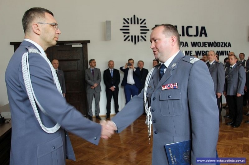 Jest nowy szef Komendy Wojewódzkiej Policji we Wrocławiu - fot. dolnoslaskapolicja.gov.pl