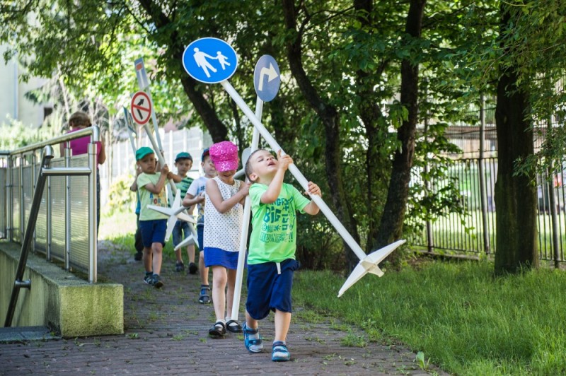 Dzień Dziecka trwa - tak jest w przedszkolu przy Glinianej we Wrocławiu - fot. Andrzej Owczarek/Radio Wrocław