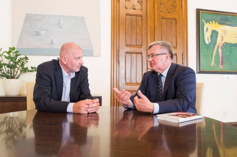 Bronisław Komorowski: Namawiam Rafała Dutkiewicza, by opozycja wystawiła wspólnego kandydata - fot. Instytut Bronisława Komorowskiego/Łukasz Kamiński