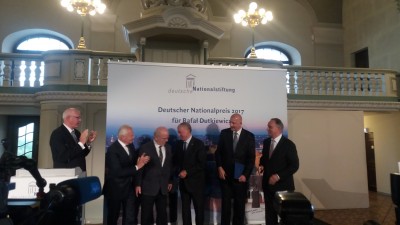 Rafał Dutkiewicz laureatem Niemieckiej Nagrody Narodowej 2017 - 2