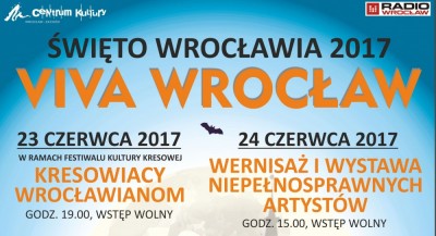 Zapraszamy na Dni Wrocławia VIVA WROCŁAW do Centrum Kultury Wrocław Zachód
