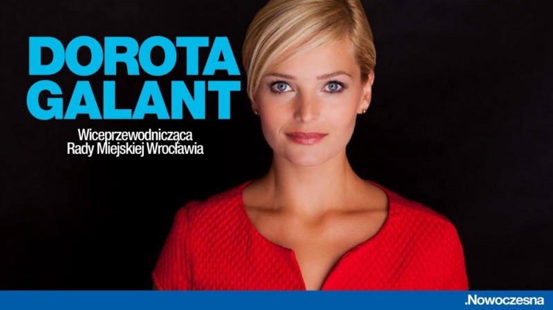 Dorota Galant z .Nowoczesnej nową wiceprzewodniczącą rady miasta we Wrocławiu - Fot. Facebook/ Nowoczesna Dolnośląskie