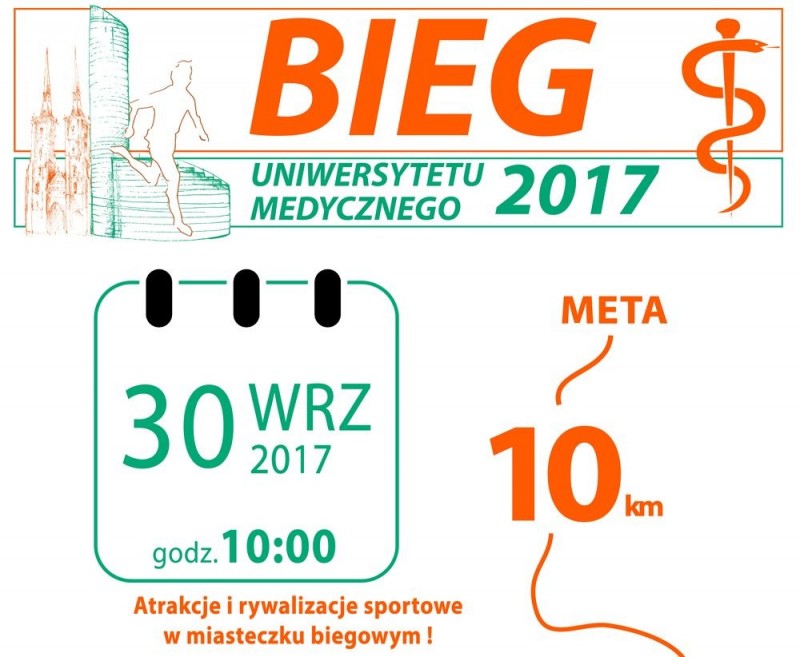 Bieg Uniwersytetu Medycznego we Wrocławiu - fot. mat. prasowe