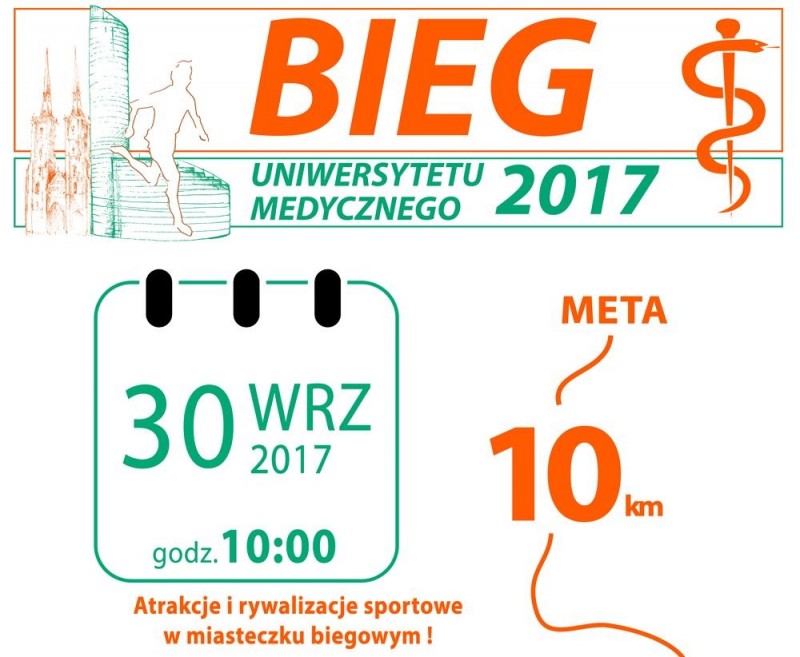 Bieg Uniwersytetu Medycznego we Wrocławiu - fot. mat. prasowe