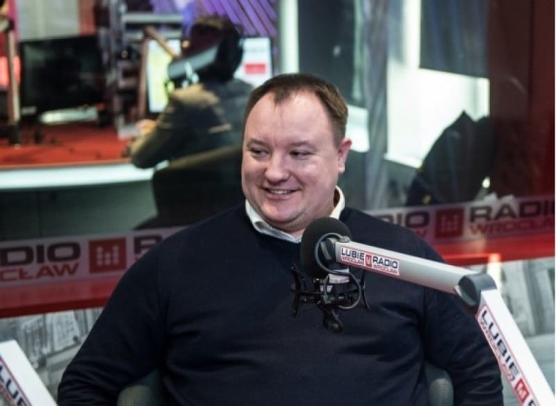 Paweł Grabowski gościem Rozmowy Dnia Radia Wrocław - fot. Radio Wrocław