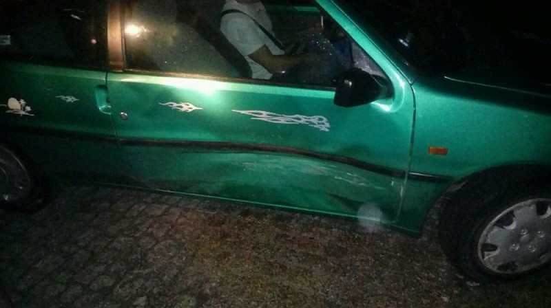 Szukała go policja, podczas ucieczki uszkodził dwa samochody - fot. Policja