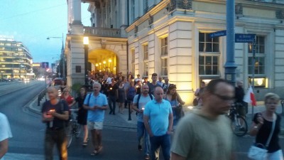 Wrocław: Demonstracja przeciwko reformie sądownictwa  - 3