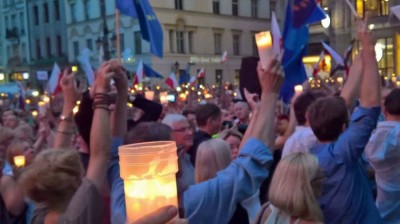 Wrocław: Tłumy na manifestacji w obronie sądów