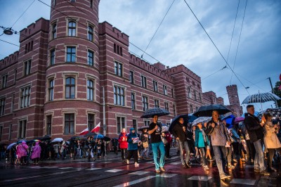 Manifestacja pod sądem we Wrocławiu. Mimo deszczu - 7