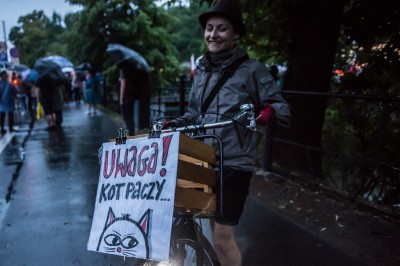Manifestacja pod sądem we Wrocławiu. Mimo deszczu - 10