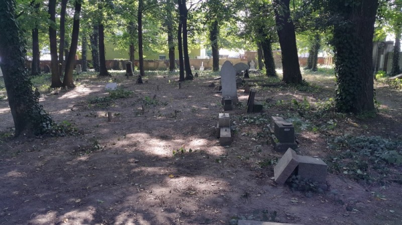 Młodzi Polacy i Niemcy wspólnie sprzątali cmentarz w Dzierżoniowie - 