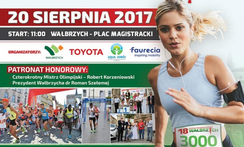 Program XVIII Toyota Półmaratonu Wałbrzych -