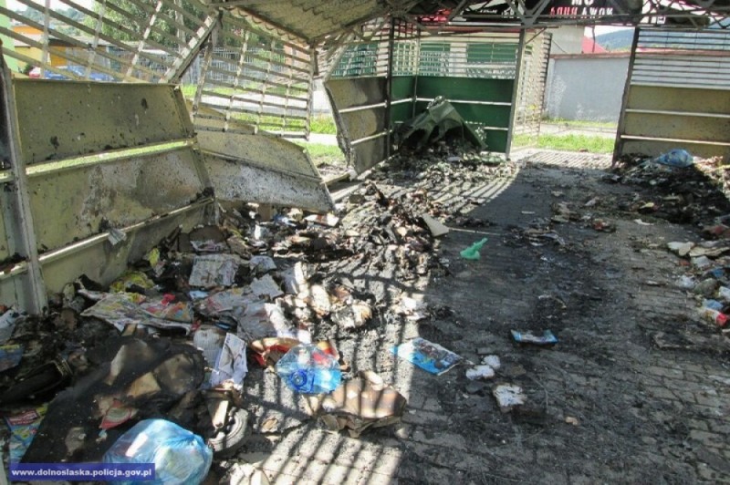 Policjanci zatrzymali podpalacza recydywistę -
