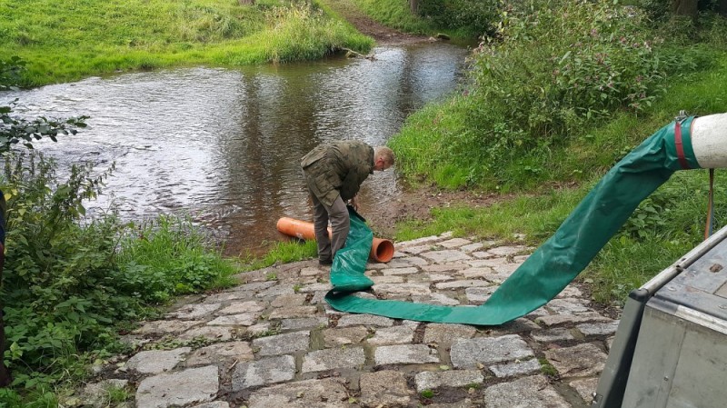 Wałbrzyscy wędkarze zarybiają lokalne rzeki - 