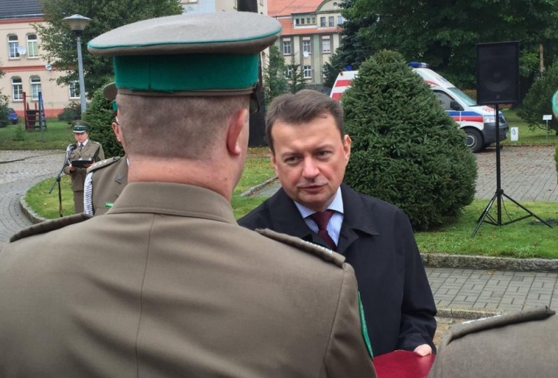 Minister spraw wewnętrznych Mariusz Błaszczak w Lubaniu [ZDJĘCIA] - fot. MSWiA