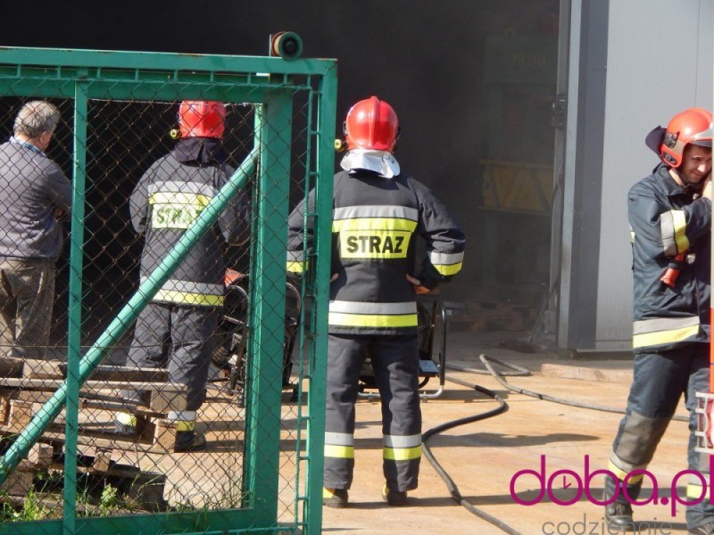 Świdnica: Pożar w hali produkcyjnej [WIDEO] - fot. Doba.pl