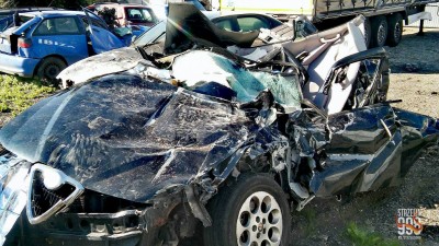 Zdjęcia po tragicznym wypadku na A4. Ku przestrodze - 1
