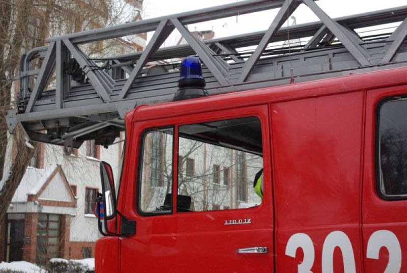 Pożar na stacji paliw w Bolesławcu - 