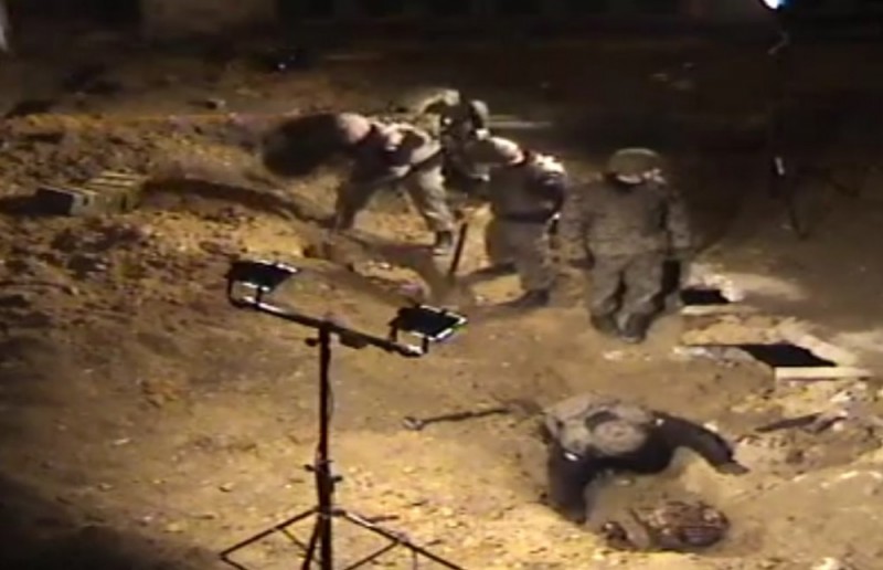 Zobacz, jak saperzy zabezpieczali ponad 200 kg trotylu [WIDEO] - Kadr z filmu opublikowanego przez burmistrza Dzierżoniowa