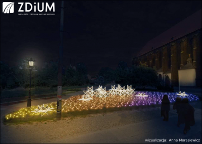 Nowa świąteczna iluminacja Wrocławia [WIZUALIZACJE] - 4