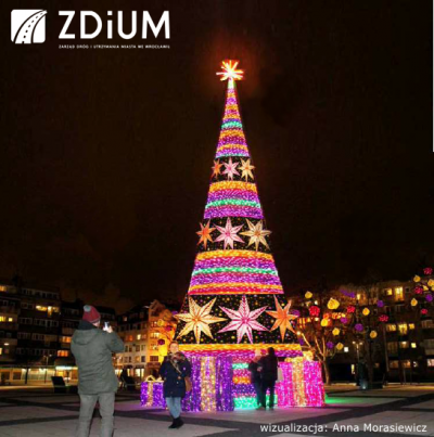 Nowa świąteczna iluminacja Wrocławia [WIZUALIZACJE] - 5