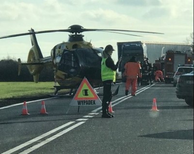 Nie mieścił się TIR-em, więc złamał przepisy, powodując wypadek