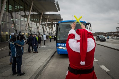 Wrocław: Uruchomiono bezpośrednie połączenie autobusowe na lotnisko - 1
