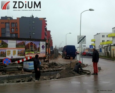 Wrocław: opóźnienia przy budowie pętli autobusowej na Lipie Piotrowskiej