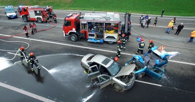 Ćwiczenia służb ratunkowych na S5 w okolicach Trzebnicy [FOTO,WIDEO] - 0