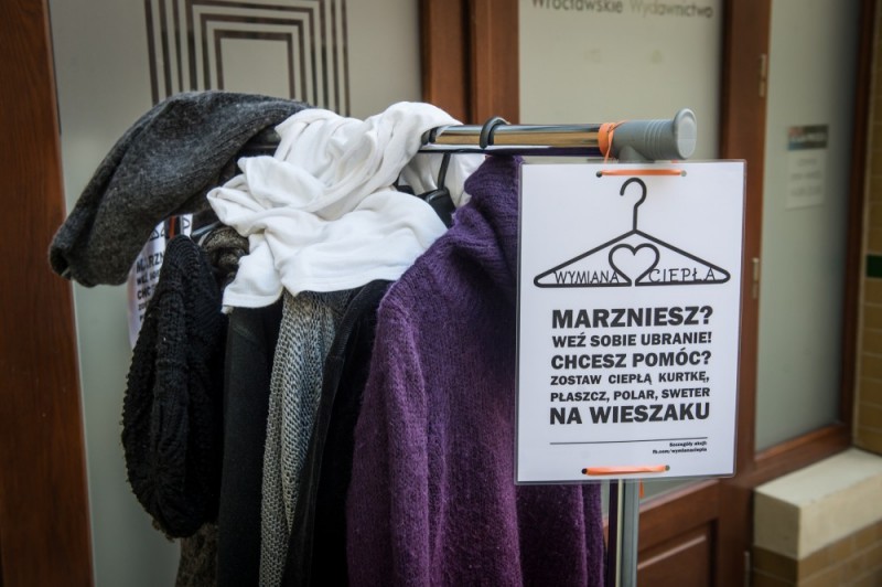 Wymiana ciepła we Wrocławiu. Przyjdź po ciepły sweter - fot. Andrzej Owczarek